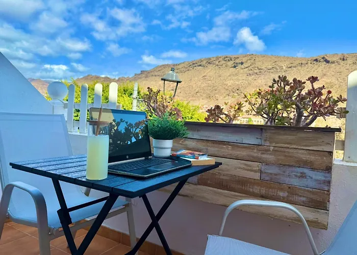 Daire Dominos With Heated Pool By Sunhousescanarias *